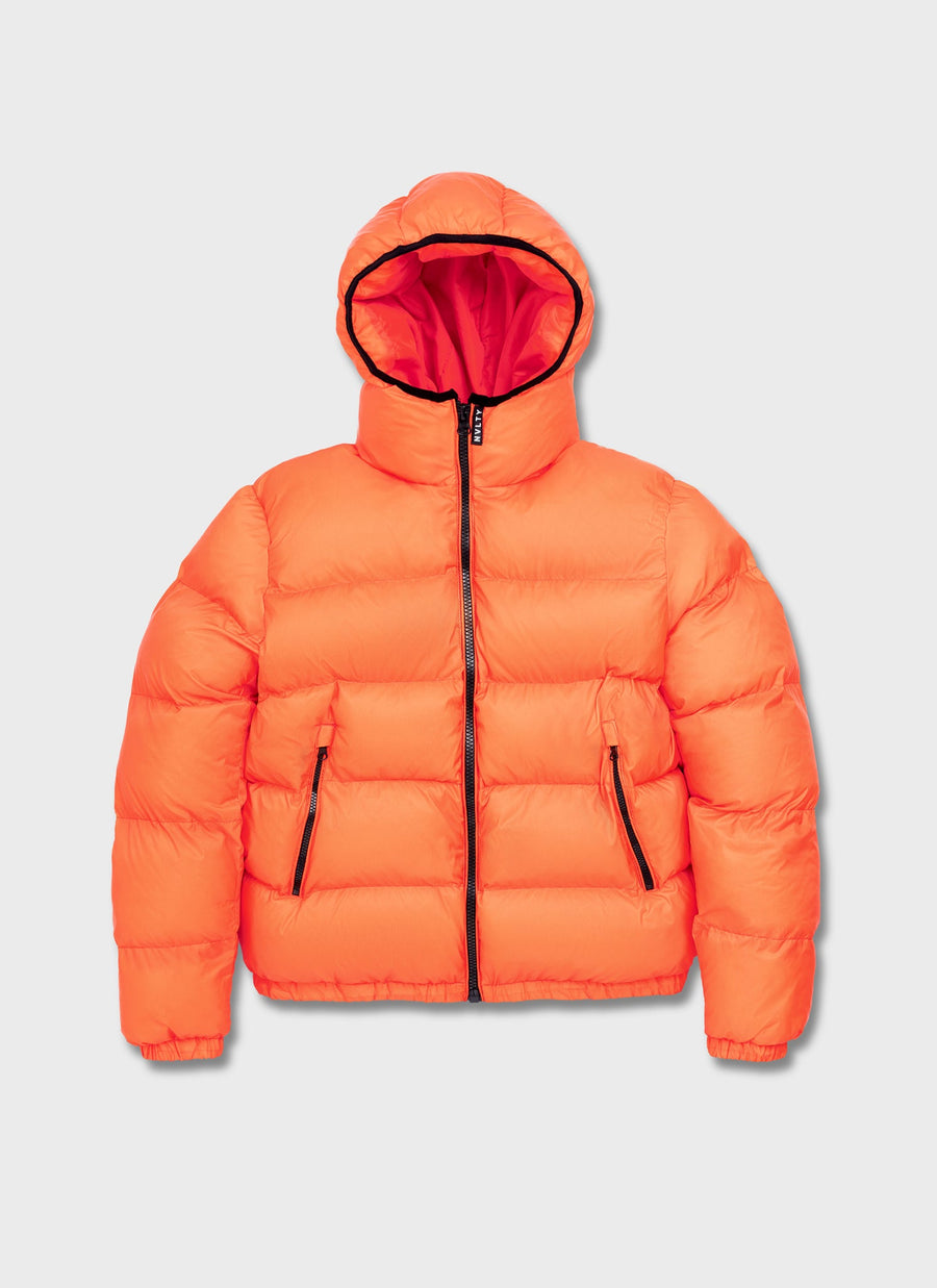 Luxe Puffer Jacket - Orange