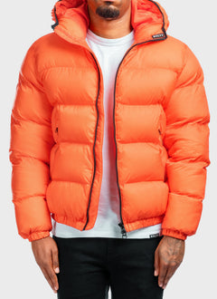 Luxe Puffer Jacket - Orange