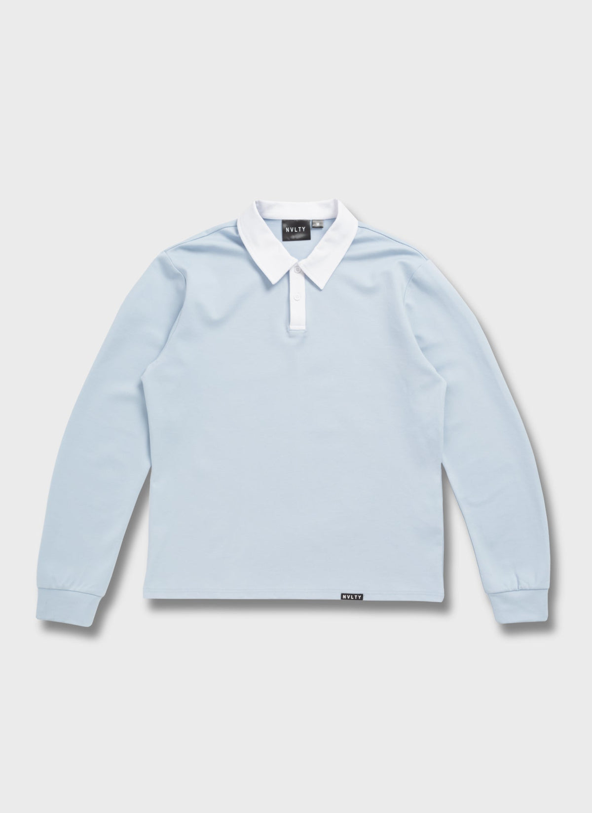 Luxe Rugby Shirt - Baby Blue