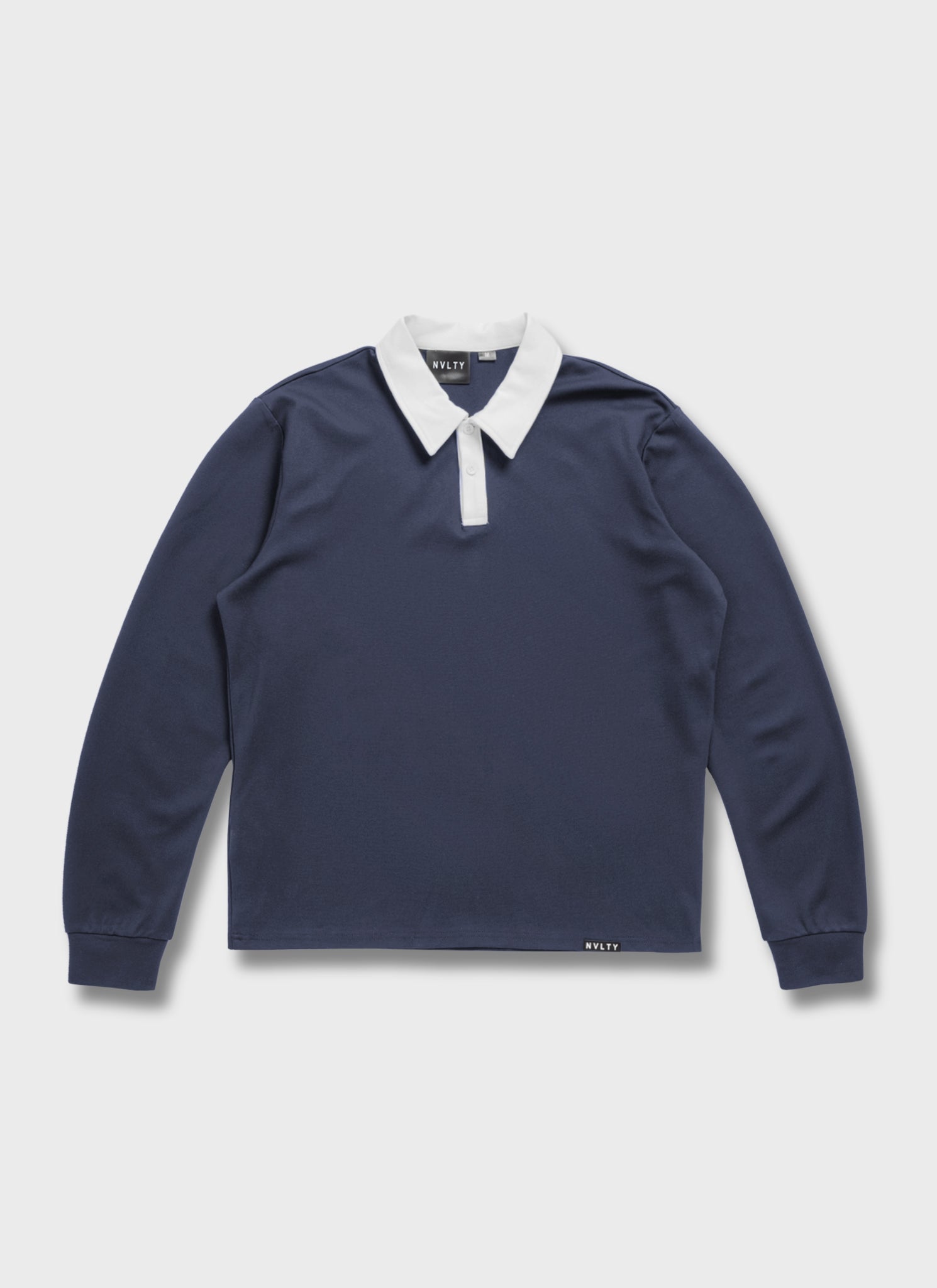 Luxe Rugby Shirt - Navy