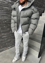 Vintage Puffer Jacket - Grey