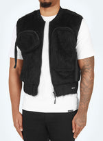 Mohair Multi Pocket Harness - Black