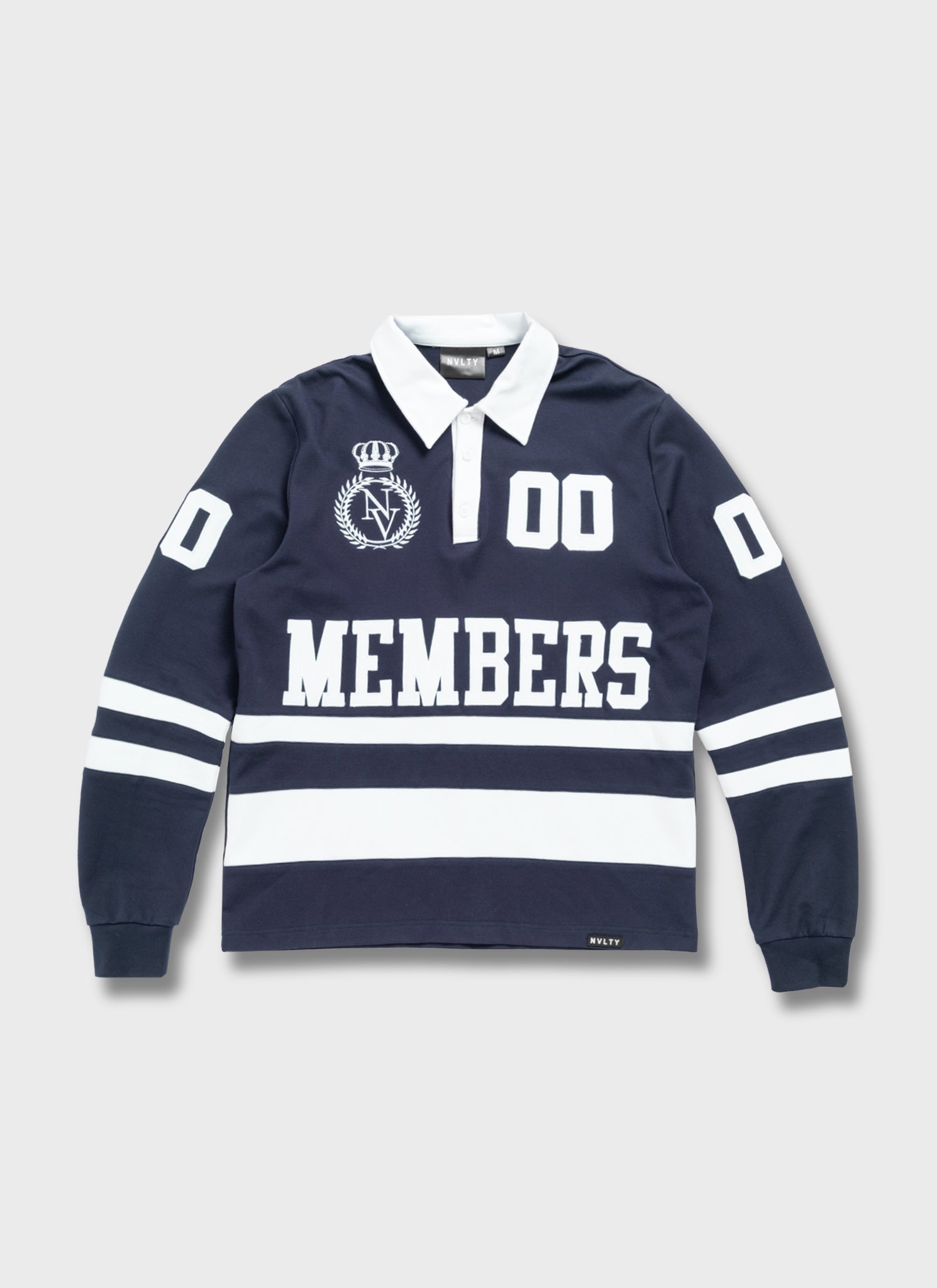 Members Royal Rugby Shirt - Navy