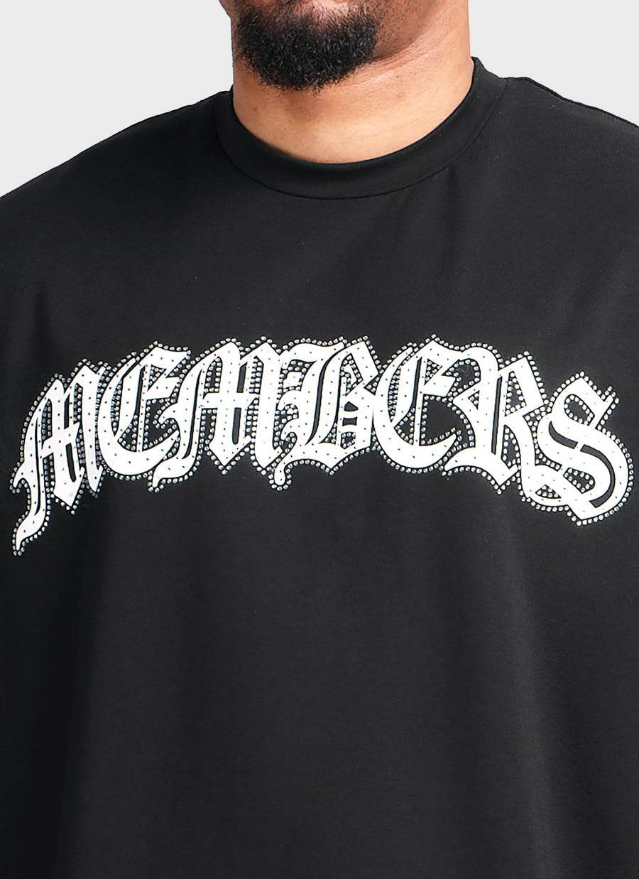 Members Built VVS Sleeveless T-Shirt - Black