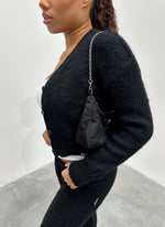 Mohair Cardigan - Black