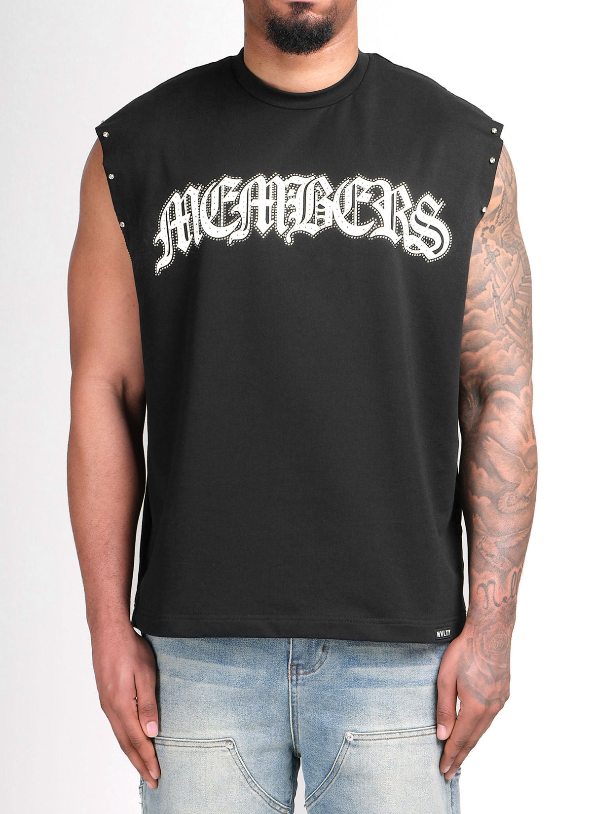 Members Built VVS Sleeveless T-Shirt - Black