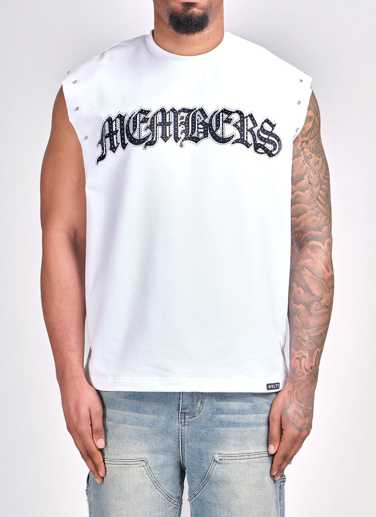 Members Built VVS Sleeveless T-Shirt - White