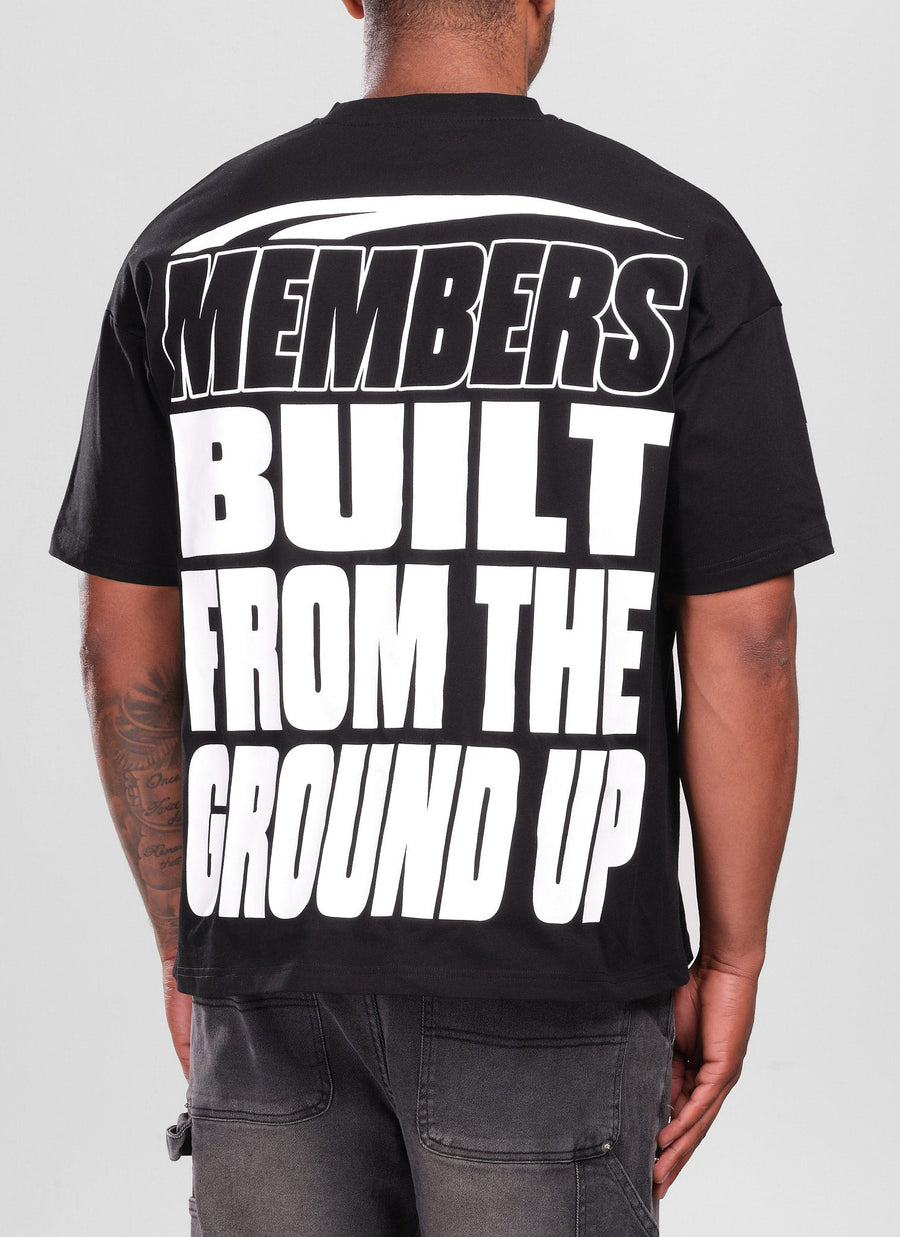 Members Eagle T-Shirt - Black