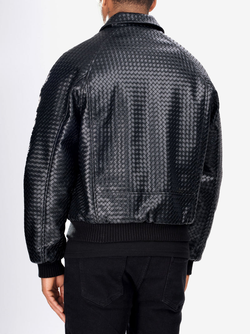 Interlock Aviator Jacket - Black