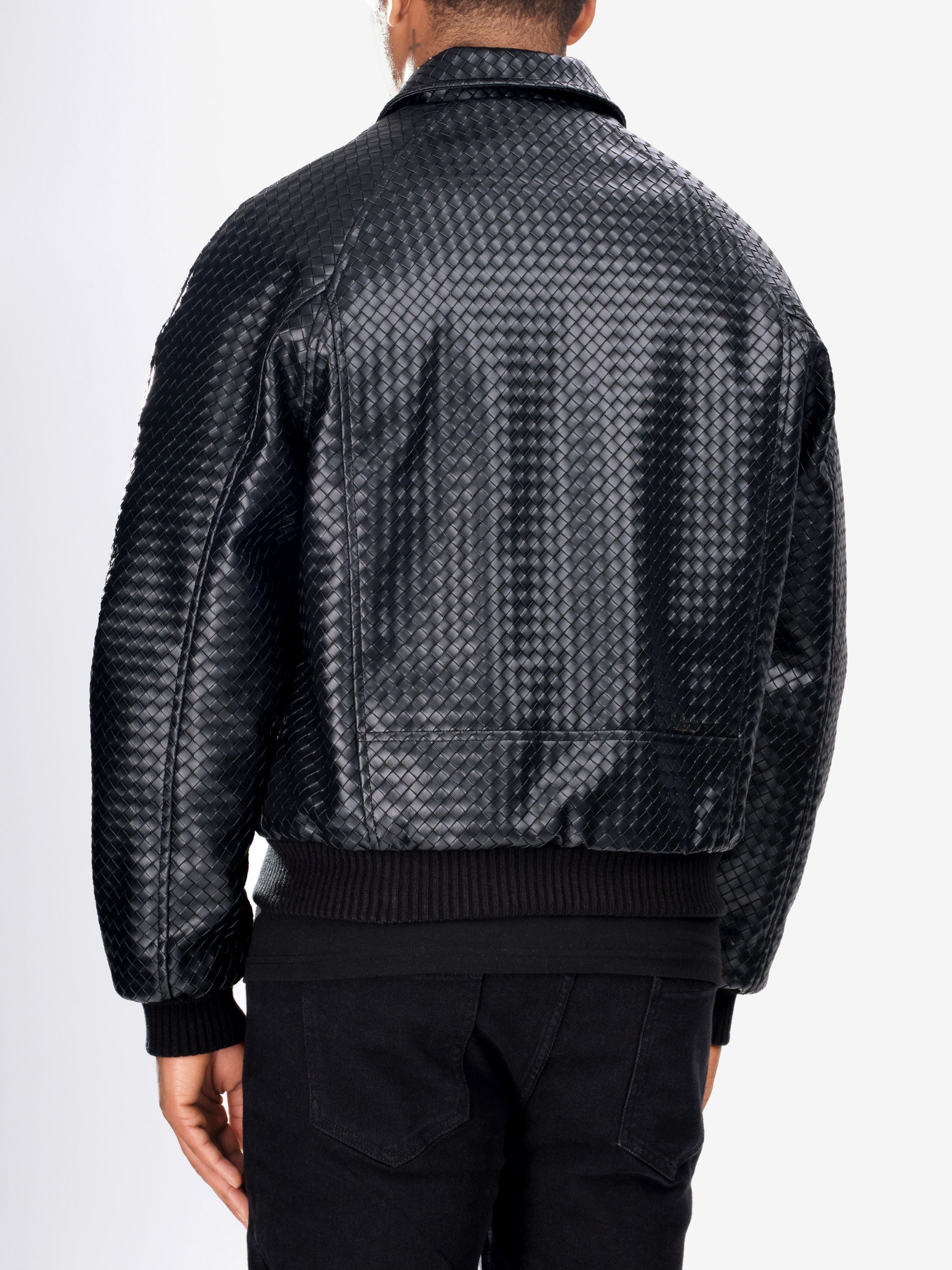 Interlock Aviator Jacket - Black