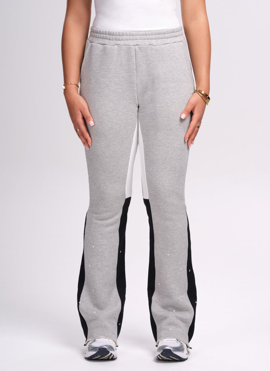 Vintage Flare Paint Joggers – Grau 