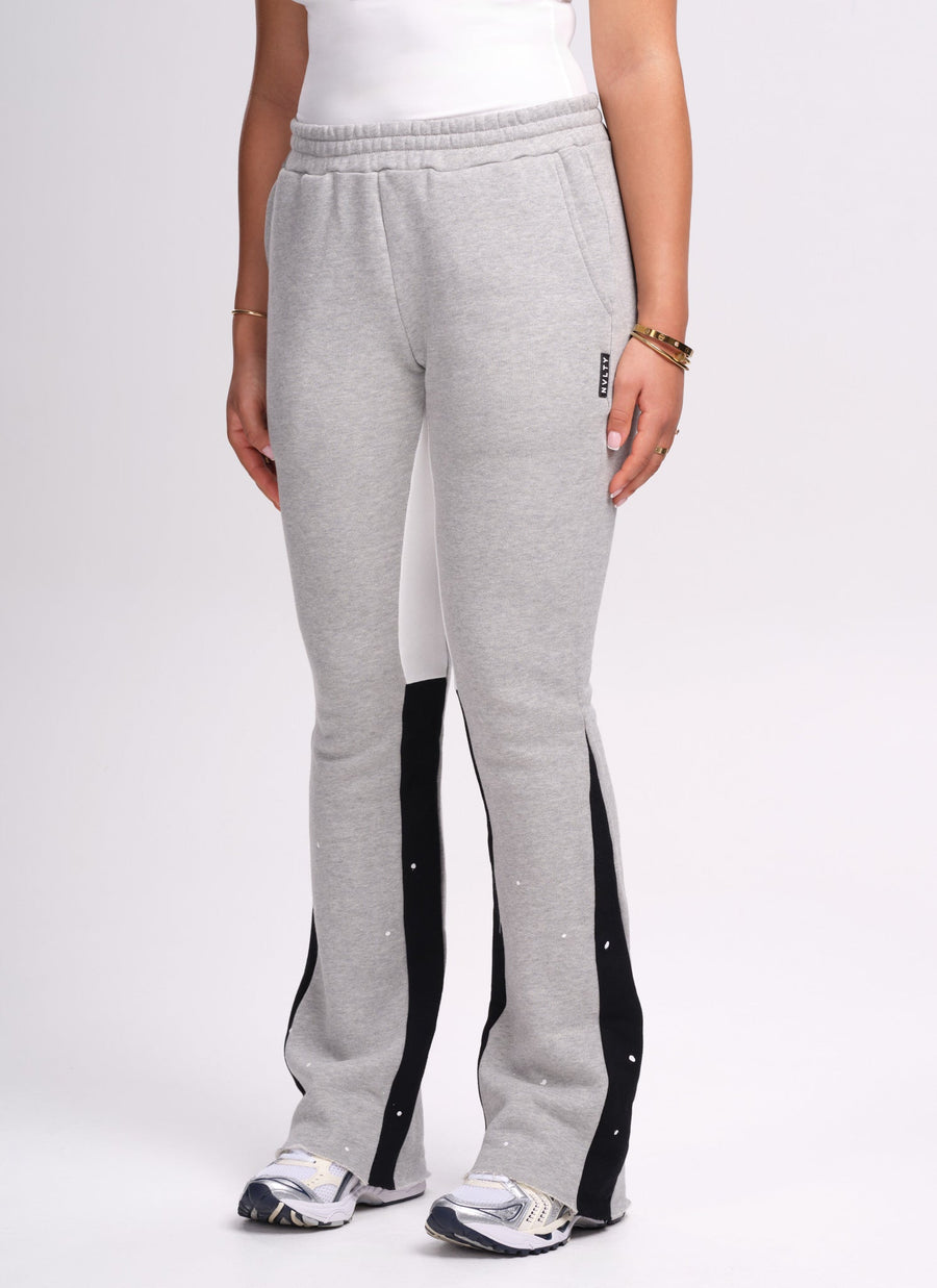Vintage Flare Paint Joggers – Grau 