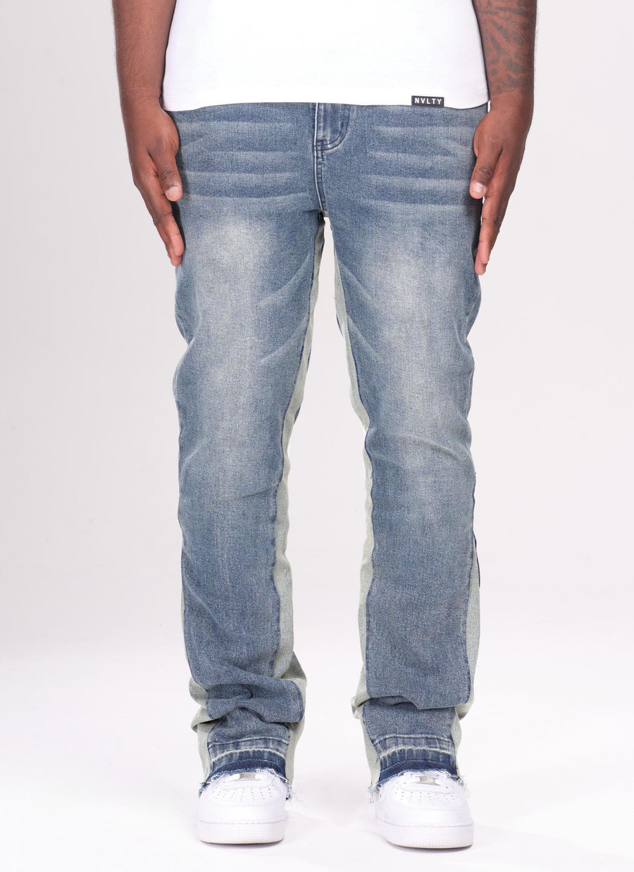 Vintage-Flare-Jeans – Blau 
