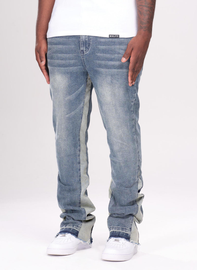 Vintage-Flare-Jeans – Blau 