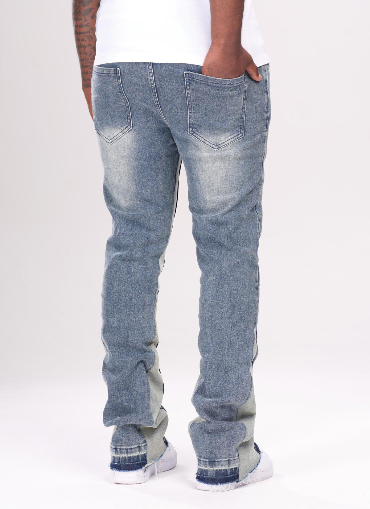Vintage-Flare-Jeans – Blau 