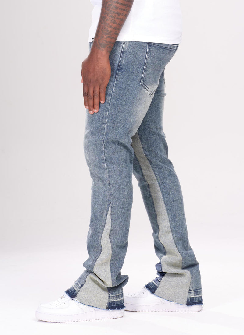 Vintage-Flare-Jeans – Blau 