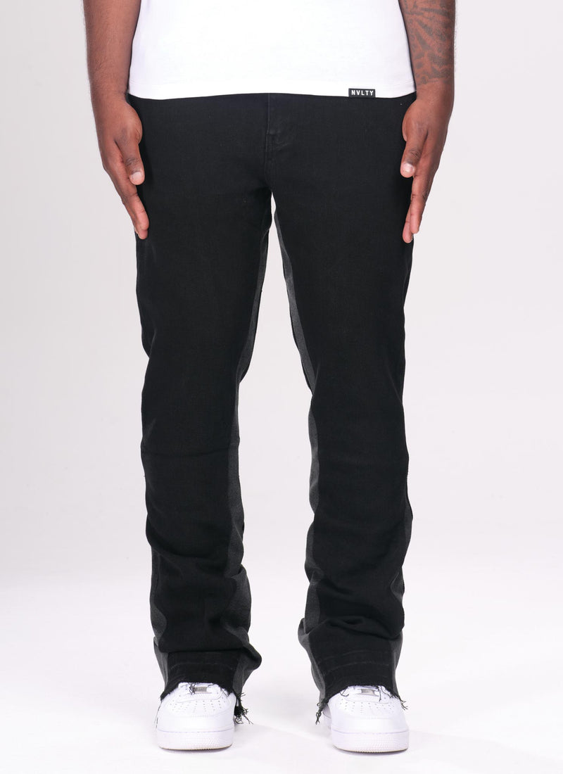 Vintage-Flare-Jeans – Schwarz