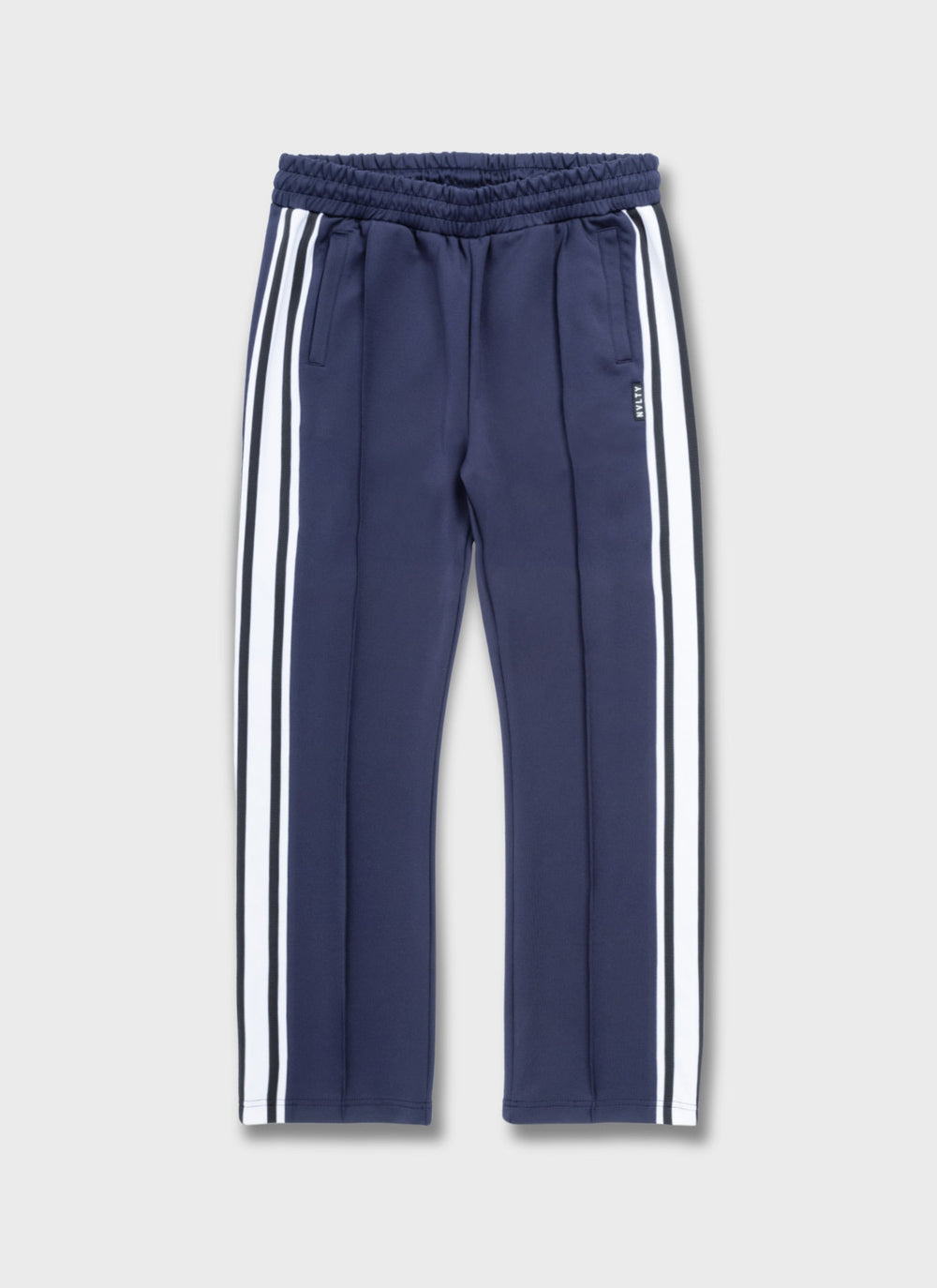 Panelled Luxe Track Pants - Navy