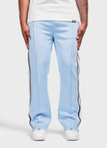 Panelled Luxe Track Pants - Baby Blue