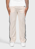 Panelled Luxe Track Pants - Ivory