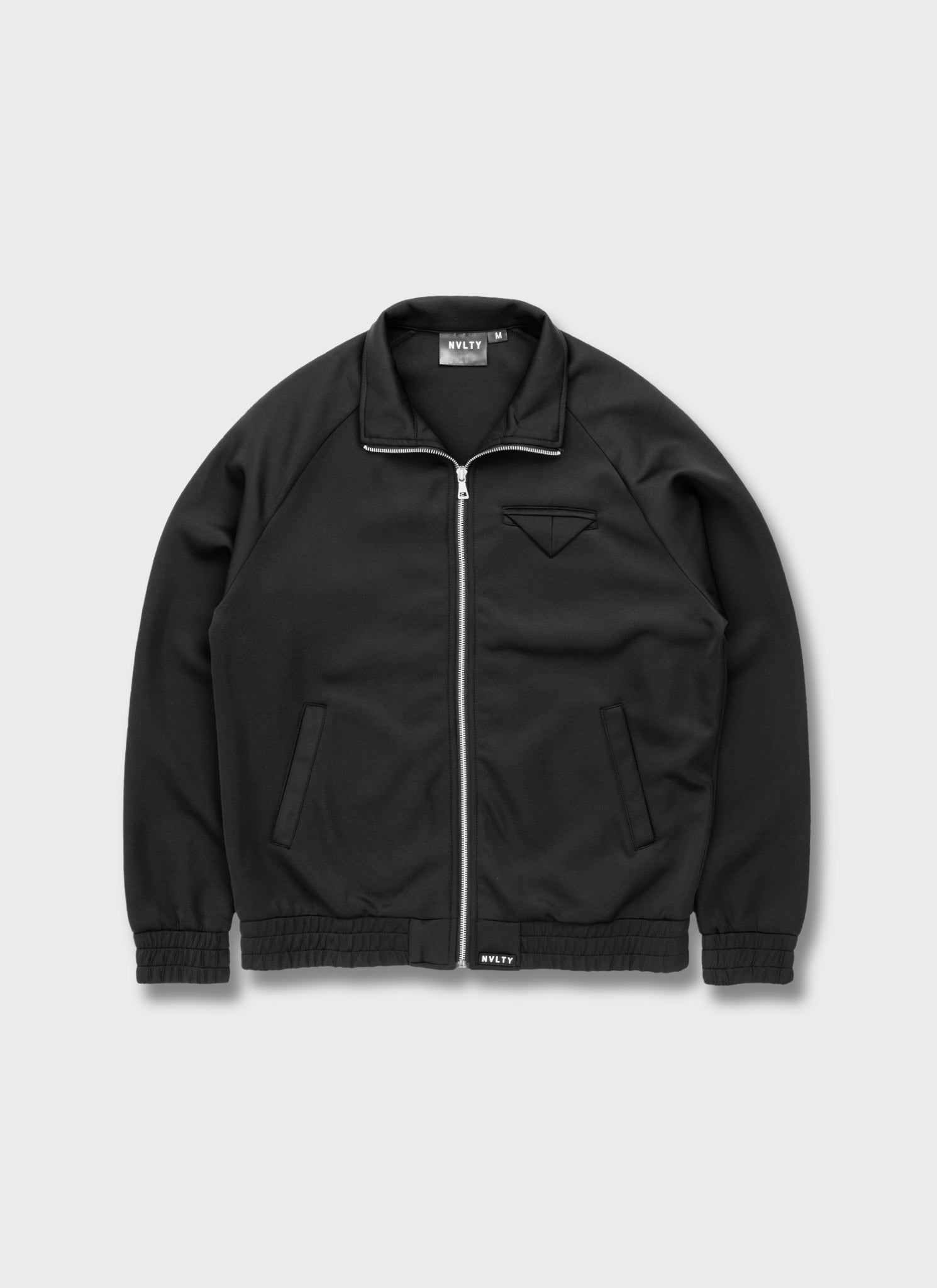Pocket Square Track Jacket - Black
