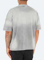 Vintage Sunfaded Drop Shoulder T-Shirt - Grey