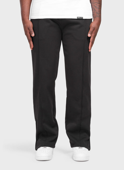 Twill Pleat Pants - Black