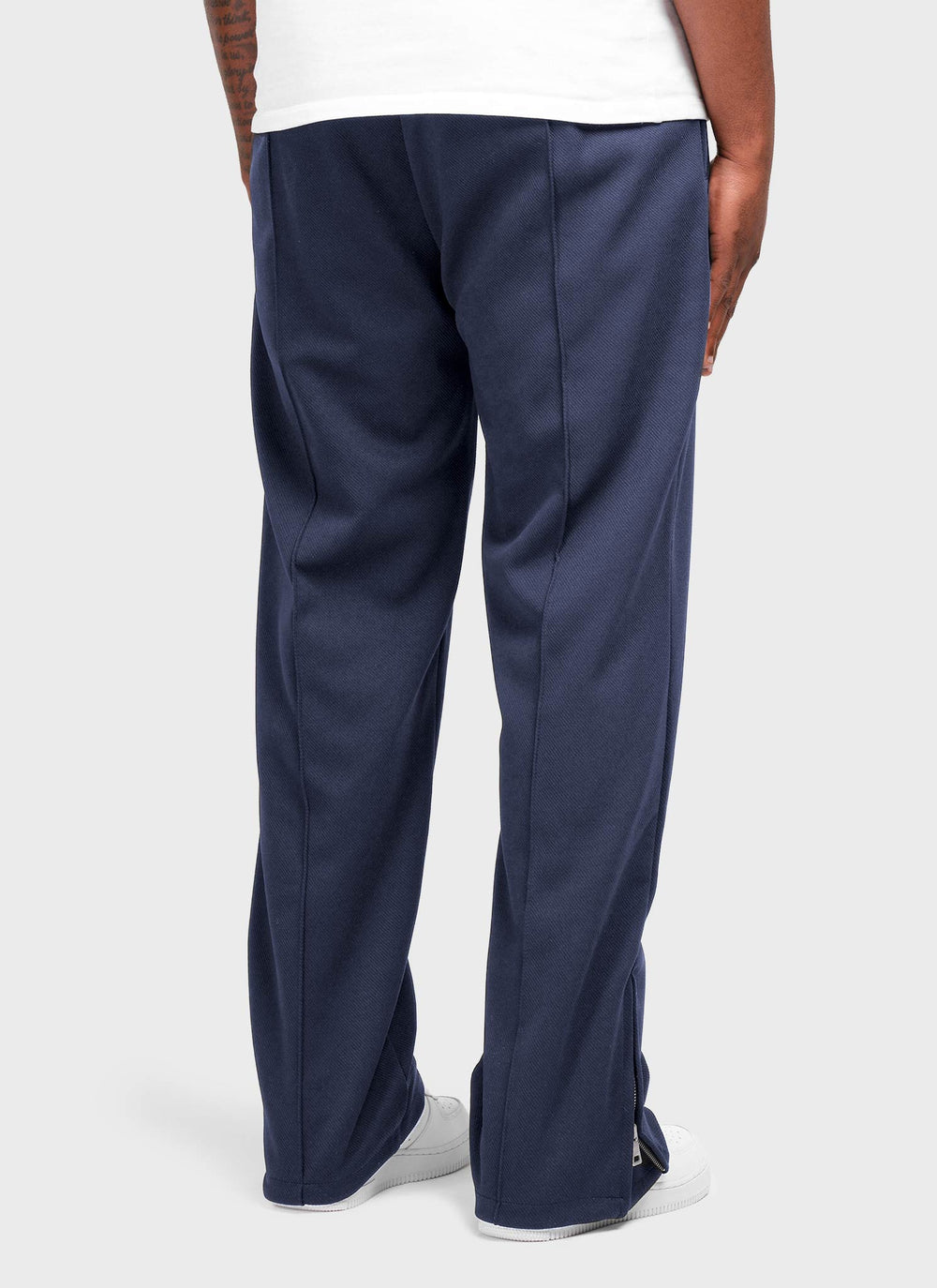 Twill Pleat Pants - Navy