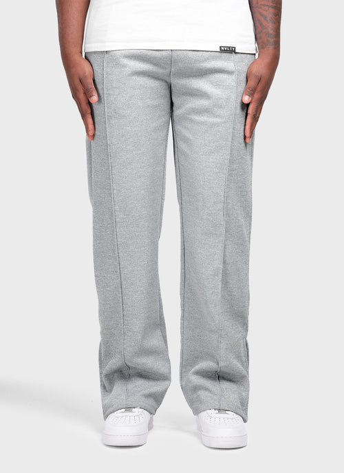 Bundfaltenhose aus Twill - Grau