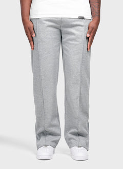 Twill Pleat Pants - Grey