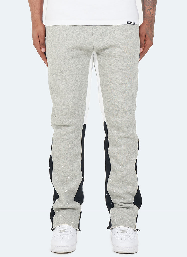 Pantalon de jogging Vintage Flare Paint - Gris