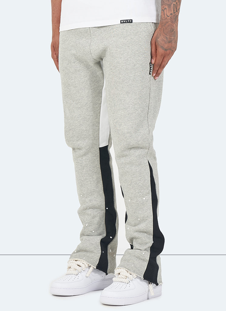 Pantalon de jogging Vintage Flare Paint - Gris
