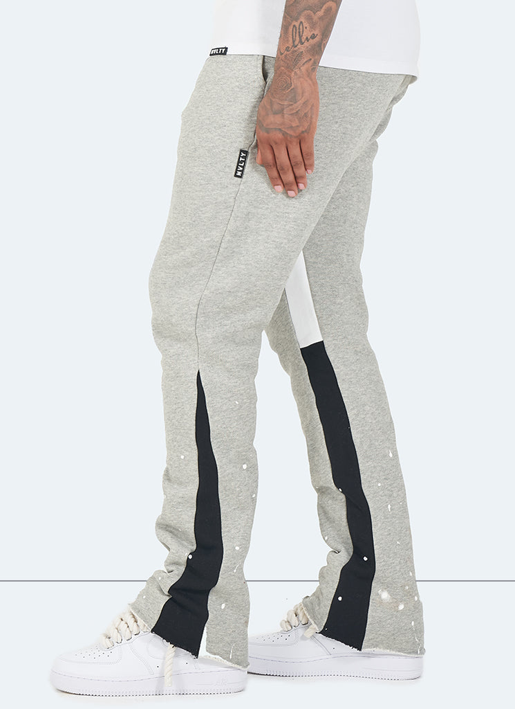 Pantalon de jogging Vintage Flare Paint - Gris