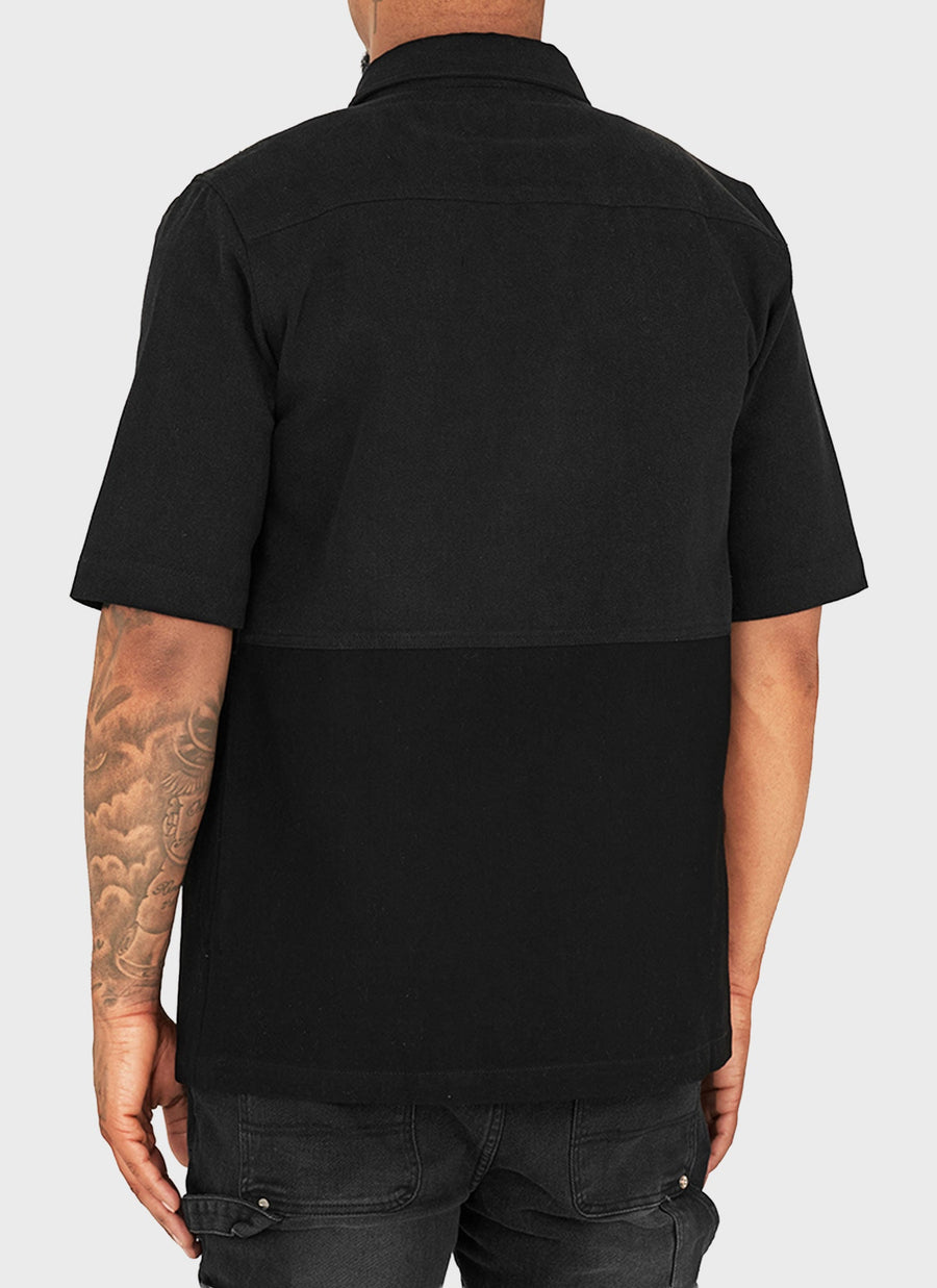 Vintage Carpenter Denim Shirt - Black