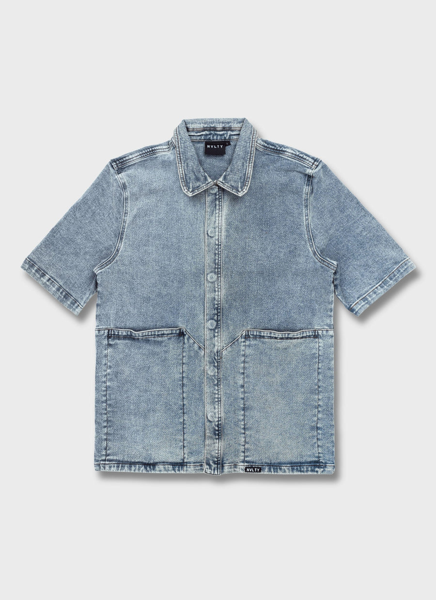 Vintage Carpenter Jeanshemd - Blau