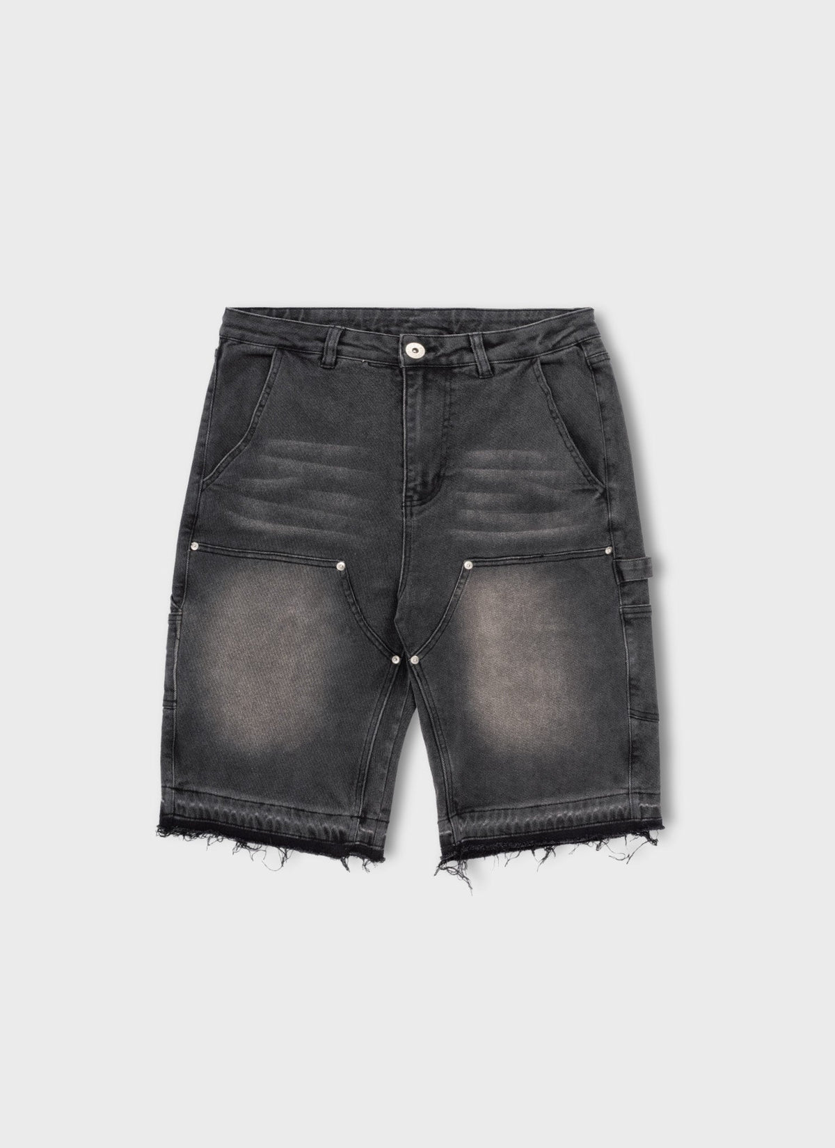 Vintage Carpenter Denim Shorts - Black