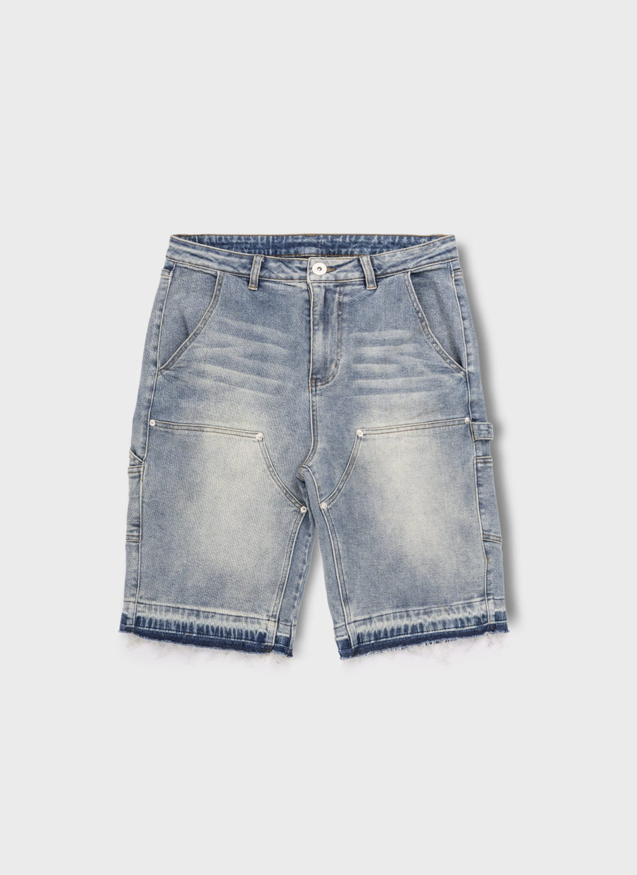 Vintage Carpenter Jeansshorts – Blau