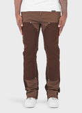 Vintage Flare Carpenter Jeans - Brown