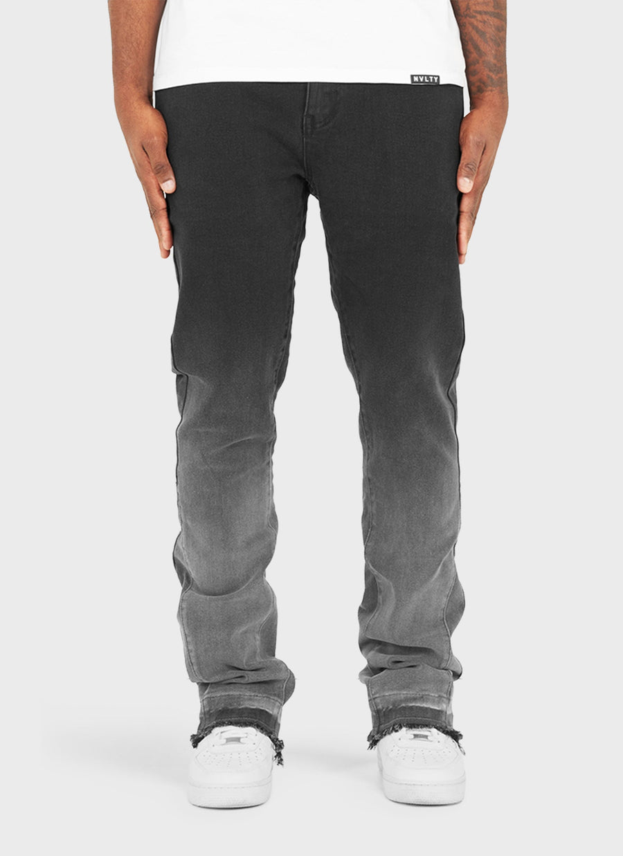 Vintage Flare Deep Fade Jeans - Black