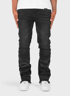 Jean évasé Vintage Wave - Noir 