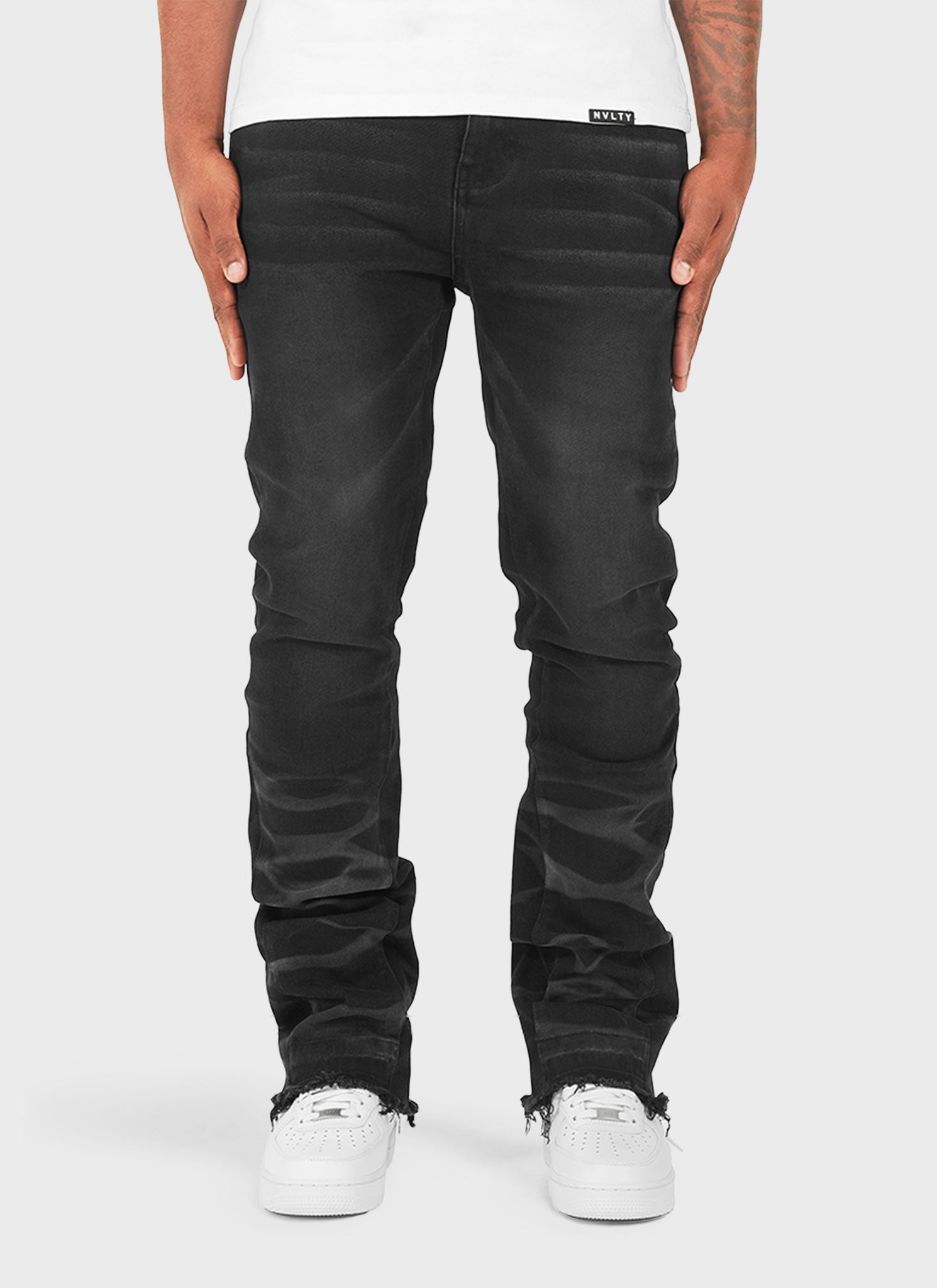 Jean évasé Vintage Wave - Noir 