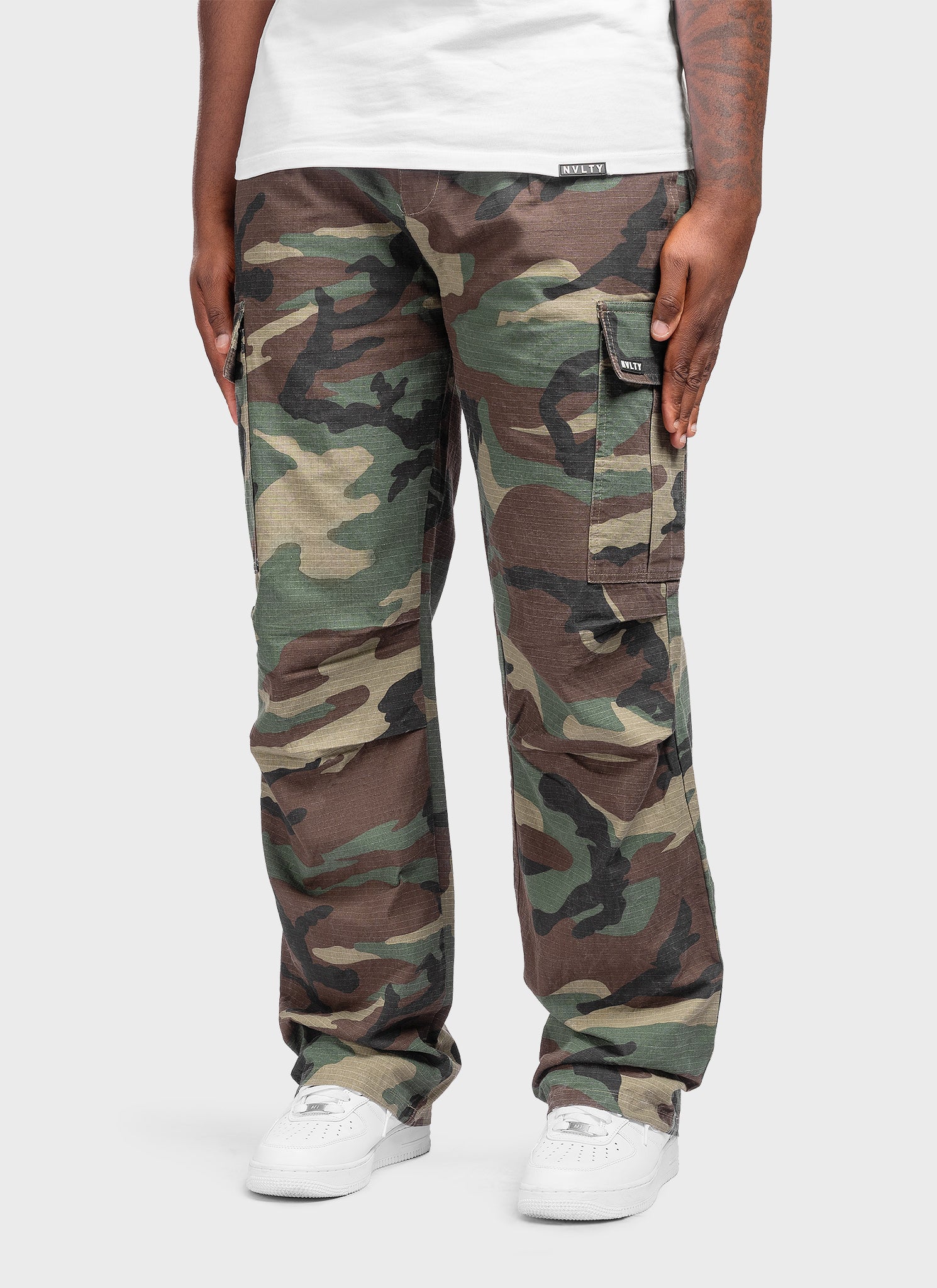 Vintage Luxe Cargos - Camo