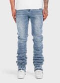Vintage Stacked Jeans - Blue