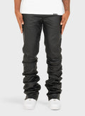 Vintage Stacked Wax Jeans – Schwarz 