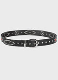 Vintage Studded Belt - Black