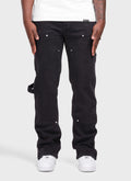 Vintage Carpenter Rivet Jeans - Schwarz