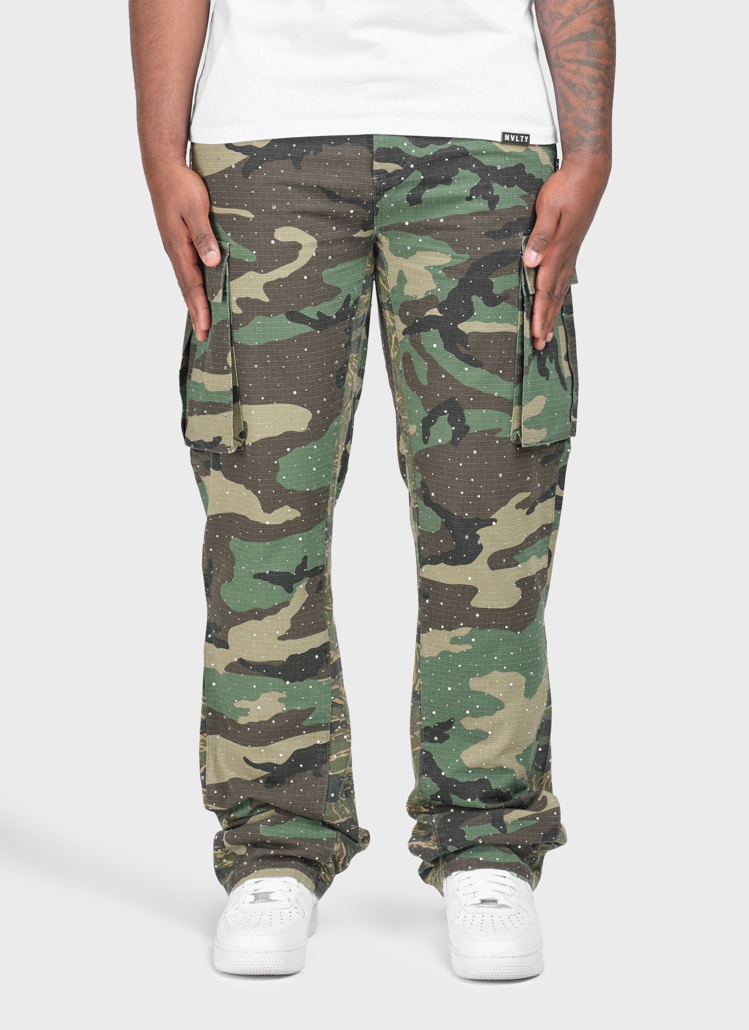 Vintage Flare VVS Cargos - Camo
