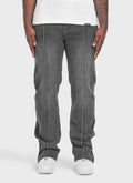 Vintage Pleat Jeans - Grey
