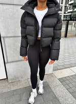 Vintage Puffer Jacket - Black