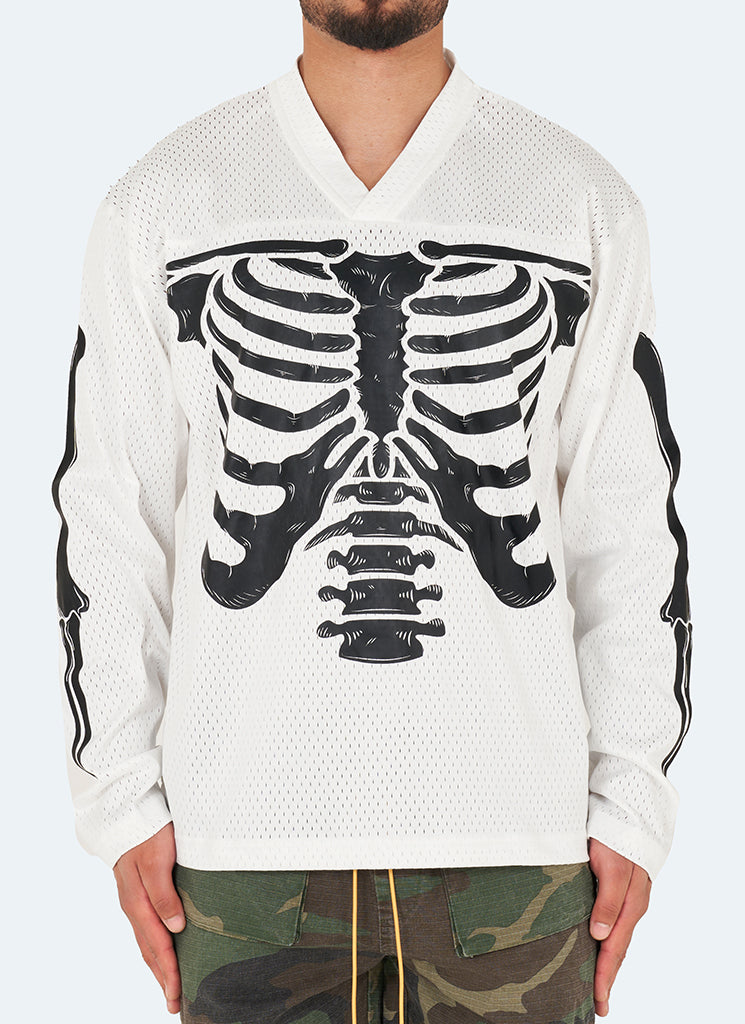 Vintage Skeleton Jersey - White